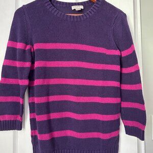 LOFT Pullover Striped Sweater